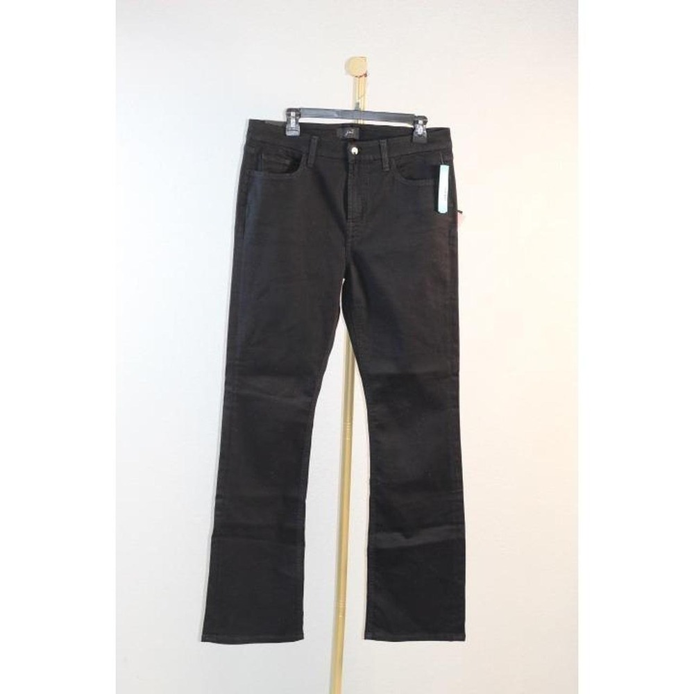 Jen7 by 7 For All Mankind Womens Slim Bootcut Jeans Black 12 7G004509 CLASBLKNOI